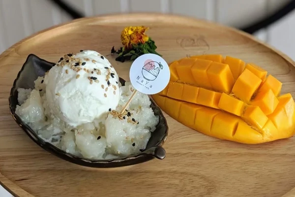 Mango Sticky Rice Ice cream