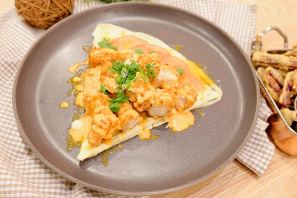 Fried Chicken Crepe