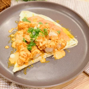 Fried Chicken Crepe