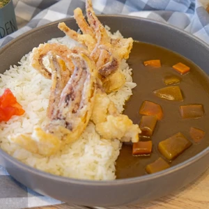 Crispy Squid Tentacle Curry