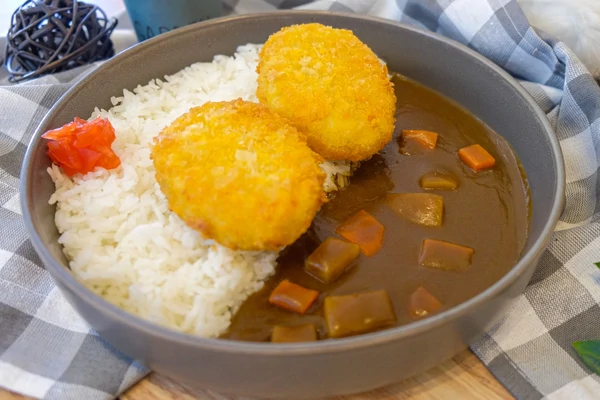 Potato Croquettes Curry